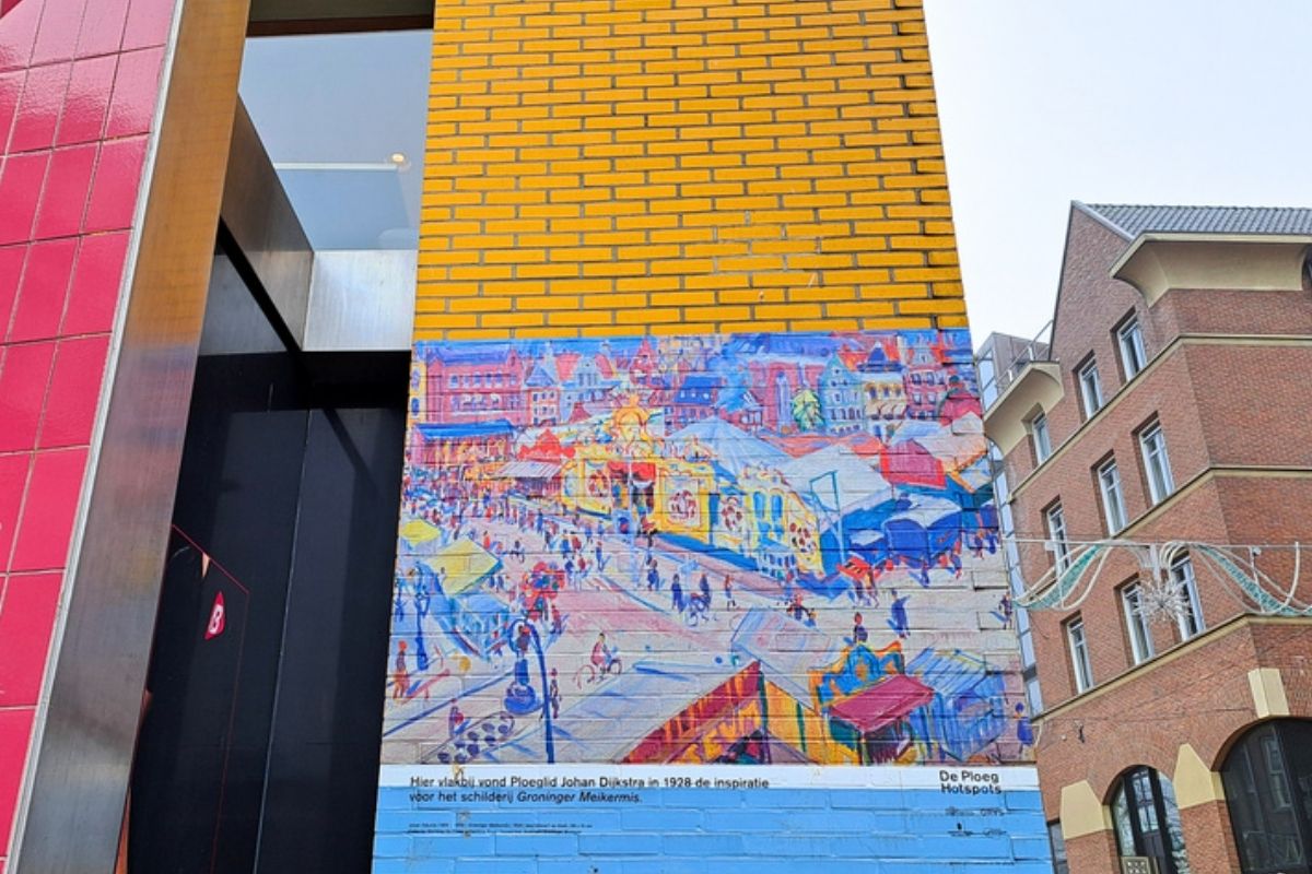 Muursticker Groninger Meikermis – Johan Dijkstra